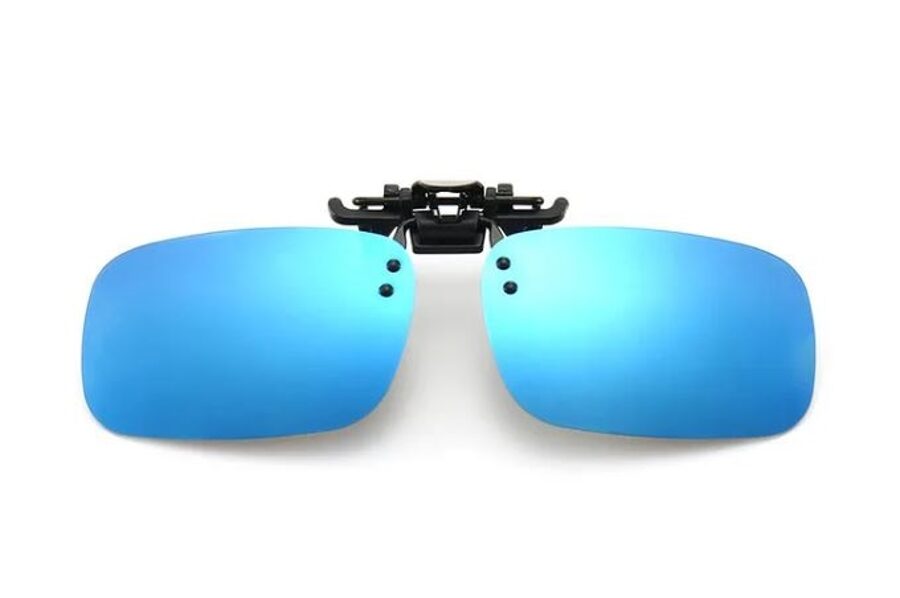 Saulesbrilles Polarizētas "MIRROR" BLUE, pieliekamas , Saulesbriļļu lēcas